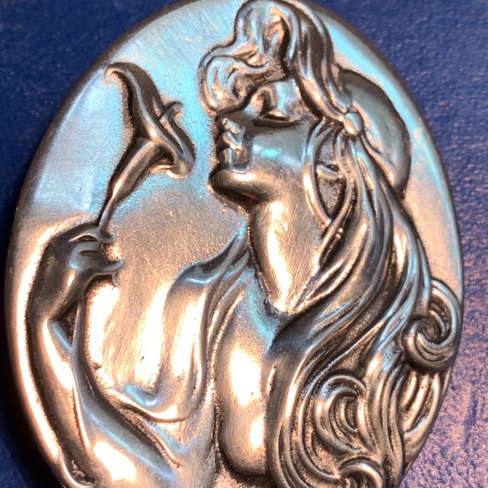 Elios vintage pewter pin